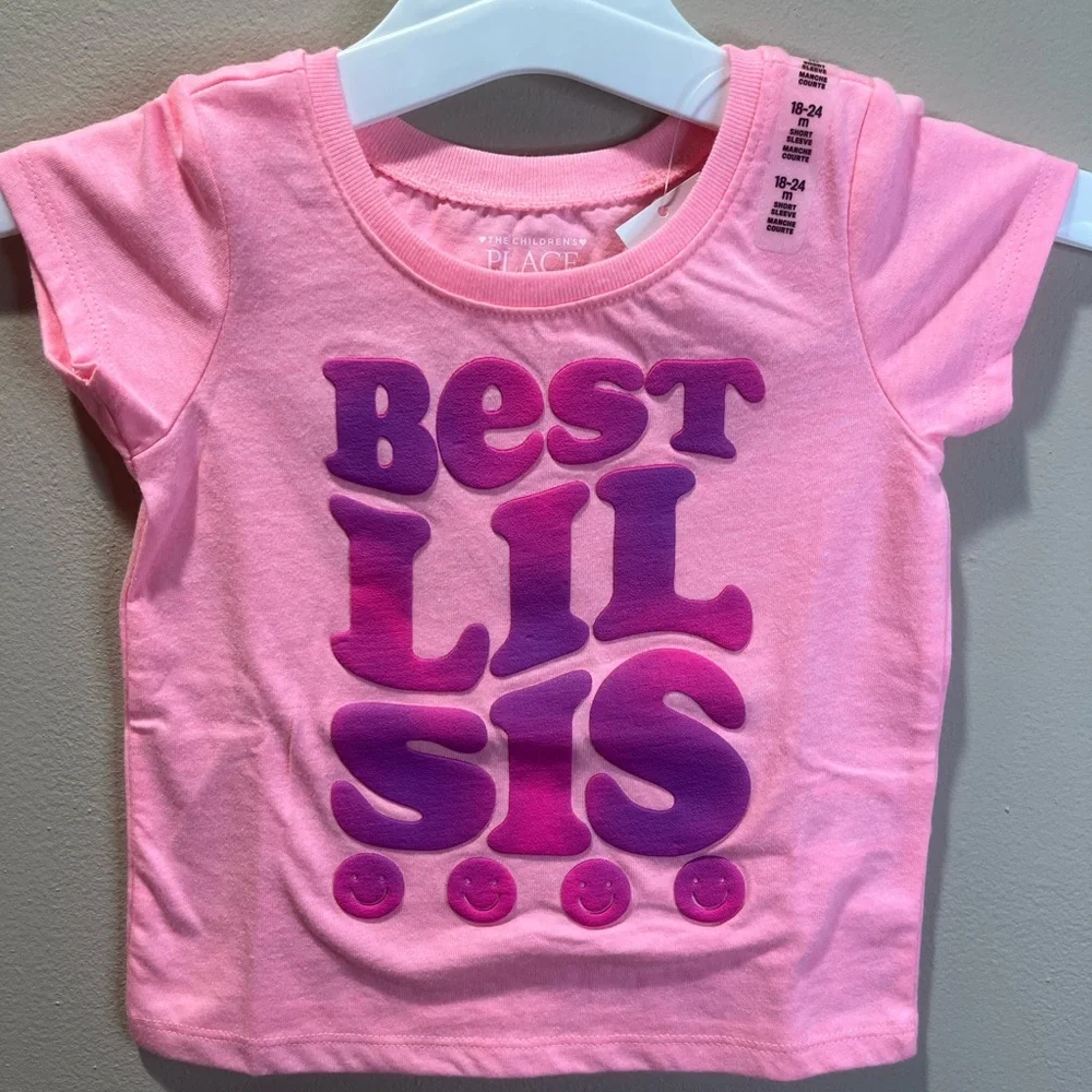 The Children's Place Pink and Purple Short Sleeve Tees